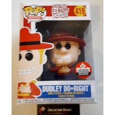 Funko Pop! Animation 419 Dudley Do Right Pop 2018 Canadian Convention Exclusive 