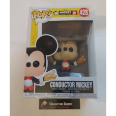 Damaged Box Funko Pop! Disney 428 Mickey Mouse Conductor Mickey Pop Vinyl 90th Anniversary FU32186