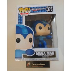 Damaged Box Funko Pop! Games 376 Mega Man Blue Jumping Pop Vinyl Action Figure MegaMan FU33637