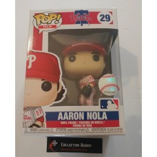 Minor Box Damage Funko Pop! MLB 29 Philadelphia Phillies Aaron Nola Baseball Pop Figure FU38678