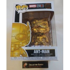 Funko Pop! Marvel 384 Ant-Man Ant Man Antman Gold Chrome Studios 10 Stud10s Pop FU33521