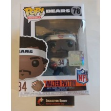 Minor Box Damage Funko Pop! NFL 78 Legends Walter Payton White Jersey Chicago Bears Pop Figure FU33301