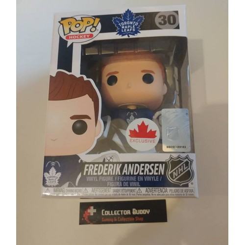 Funko Pop! Hockey 30 Frederik Andersen Toronto Maple Leafs NHL Pop Canada Exclusive Funko Pop! Hockey 30 Frederik Andersen Toronto Maple Leafs NHL Pop Canada Exclusive