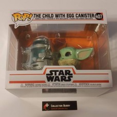 Funko Pop! Star Wars 407 The Mandalorian The Child with Egg Canister Deluxe Pop FU50962