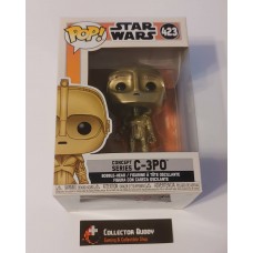 Funko Pop! Star Wars 423 Concept Series C-3PO C 3PO Pop Vinyl Figure Bobble Head FU50110