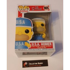 Funko Pop! Television 905 The Simpsons USA Homer Simpson U.S.A. Pop Vinyl Figure FU52962