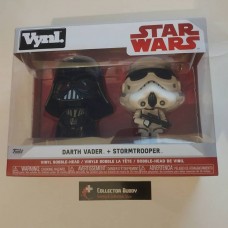 Damaged Box Funko Vynl Star Wars Darth Vader & StormTrooper Vinyl Figure 2-Pack FU31616