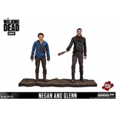 DAMAGED BOX McFarlane The Walking Dead Bloody Glenn and Negan 5 inch figures
