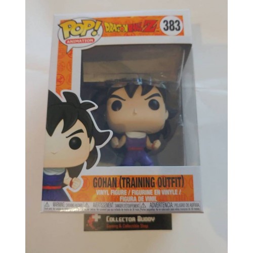 Funko Pop Training Outfit Animation: Dragon Ball Z -#383 Gohan Vinyl Figure 