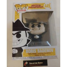 Damaged Box Funko Pop! Animation 449 Rocky & Bullwinkle - Boris Badenov Pop Figure FU33464