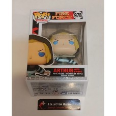 Damaged Box Funko Pop! Animation 978 Fire Force Arthur with Sword Pop Vinyl Figure FU56156