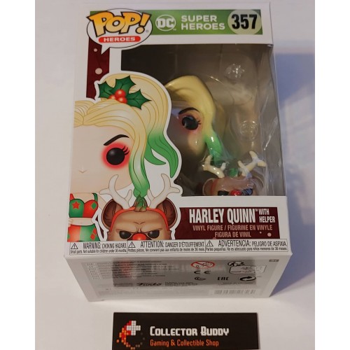harley quinn with helper pop