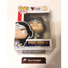 Funko Pop! Heroes 423 DC Wonder Woman White Lantern 80th Anniversary Pop FU54988 Funko Pop! Heroes 423 DC Wonder Woman White Lantern 80th Anniversary Pop FU54988