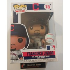 Minor Box Damage Funko Pop! MLB 18 Cleveland Indians Francisco Lindor Baseball Pop Figure FU37986