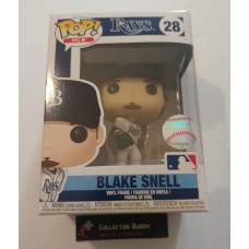 Funko Pop! MLB 28 Tampa Bay Rays Blake Snell Baseball Pop Vinyl Figure FU38677