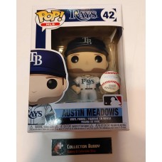 Funko Pop! MLB 42 Austin Meadows Tampa Bay Rays Baseball Pop Figure FU46823