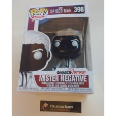 Damaged Box Funko Pop! Games 398 Mister Negative Mr. Spider-Man Gamerverse Spider Man Pop Marvel FU30679