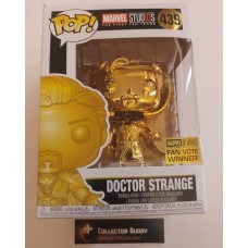 Funko Pop! Marvel 439 Doctor Strange Gold Chrome Studios 10 Stud10s Pop Vinyl FU38481