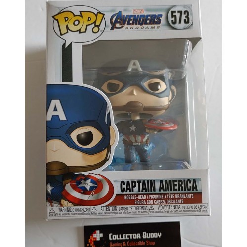 captain america with broken shield funko pop