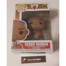 Damaged Box Funko Pop! Basketball 103 Dennis Rodman Chicago Bulls NBA HWC Hardwood Pop FU55216