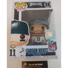 Damaged Box Funko Pop! Football 74 Carson Wentz Philadelphia Eagles NFL Pop Vinyl Figure FU31727