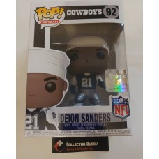 Funko Pop! NFL 92 Legends Deion Sanders Blue Jersey Dallas Cowboys Pop Vinyl Figure FU33304