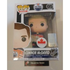 Funko Pop! Hockey 05 Connor McDavid Orange Oilers Jersey NHL Pop Canada Exclusive