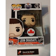 Damaged Box Funko Pop! Hockey 51 Leon Draisaitl Edmonton Oilers NHL Canada Exclusive Pop FU43671 