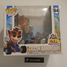 Minor Box Damage Funko Pop! Rides 64 CTR Crash Team Racing Nitro Fueled Crash Bandicoot Pop FU40950