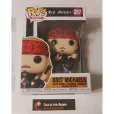 Damaged Box Funko Pop! Music Rocks 207 Bret Michaels Pop Vinyl Figure FU52929