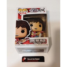 Damaged Box Funko Pop! Music Rocks 258 Eddie Van Halen with guitar EVH Pop Vinyl Figure FU59388