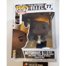 Minor Box Damage Funko Pop! Music Rocks 77 The Notorious B.I.G. BIG Biggie Crown Pop Vinyl Figure FU31550