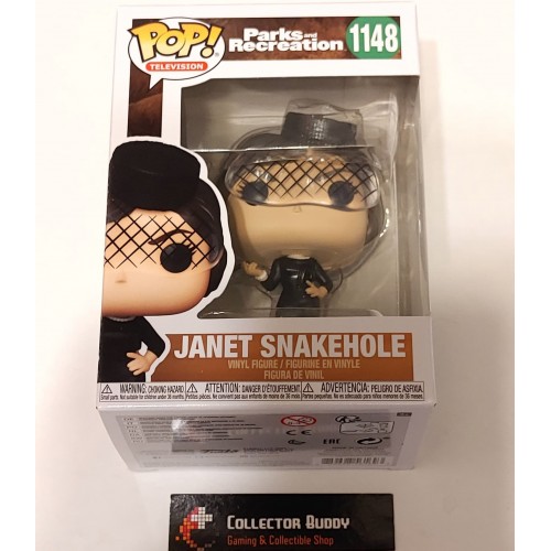 Funko Pop Television Janet Snakehole Vinyl Figure #56169 Parks and Recreation 