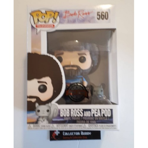 bob ross peapod funko