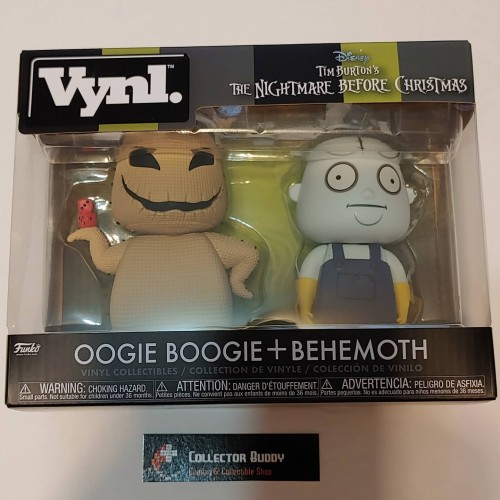 Funko VYNL 2-Pack DisneyOogie Boogie & Behemoth nightmare before Christmas new 