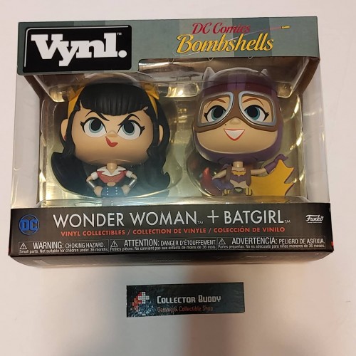 VYNL DC BOMBSHELLS WONDER WOMAN /& BATGIRL VINYL FIGURES